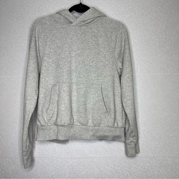 Athleta Moonrise Split Back Hoodie Heathered Grey XS - Picture 2 of 6